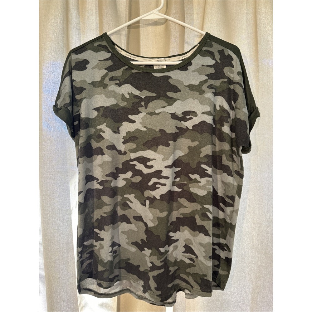 Lucky Brand‎ Women's Camo Top
